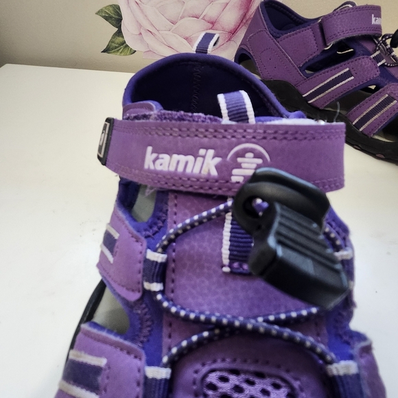 Kamik Crab Sz 6 Purple Sandals Cloaed-Toe Woman Youth Gorpcore Hiking Outdoor - Picture 10 of 13